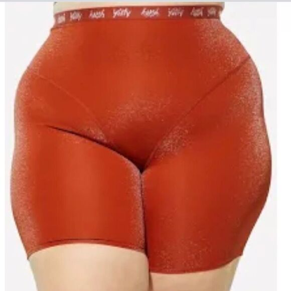 NWT YITTY Spotlight Shaping High Waist Shorts Shimmered Baddest Brown Size XL - Picture 2 of 8